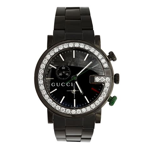 gucci watch box for sale|men's gucci watch diamond bezel.